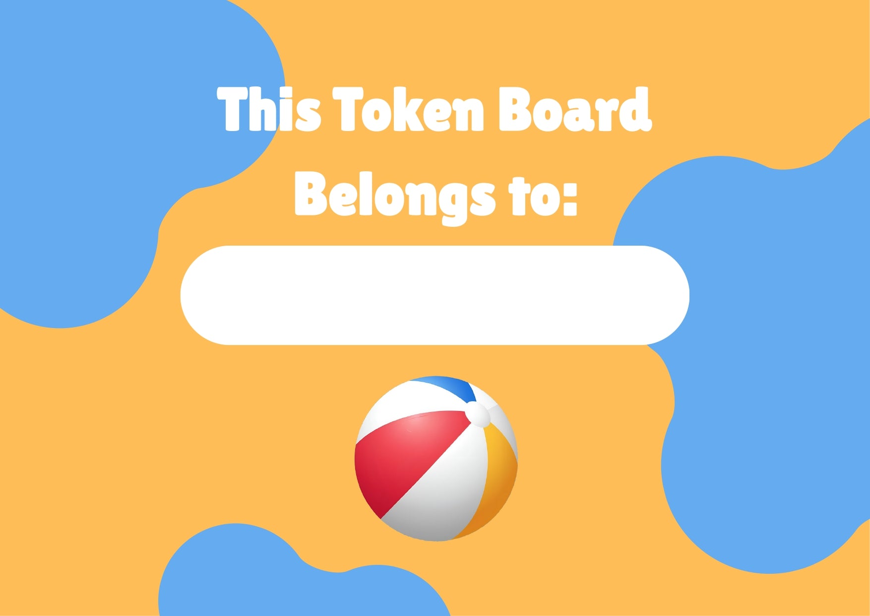 Tayka Token Board (Ball Theme)