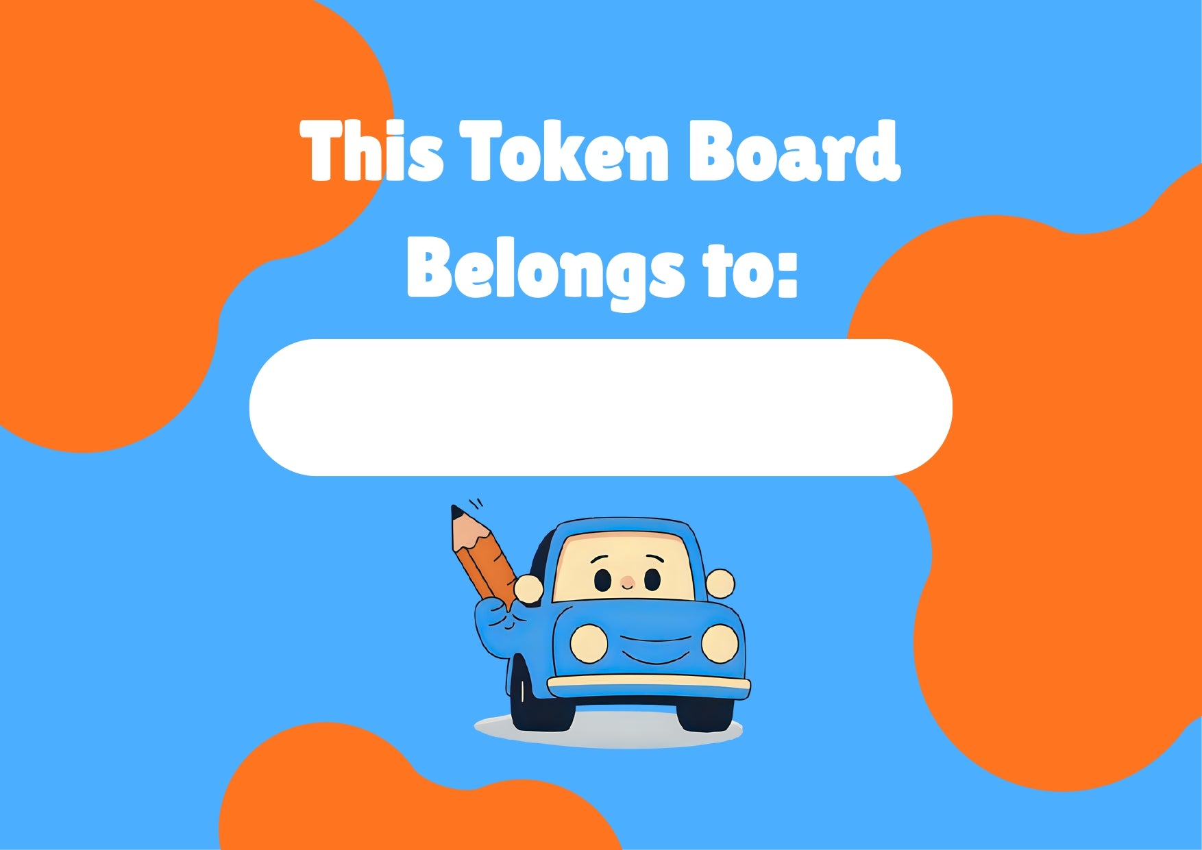 Tayka Token Board (Car Theme)