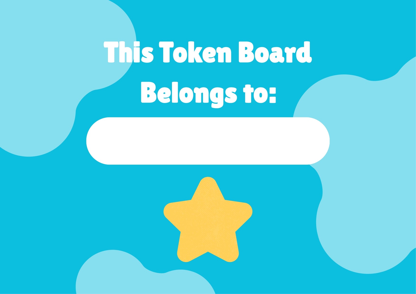 Tayka Token Board (Star wBlue Theme)