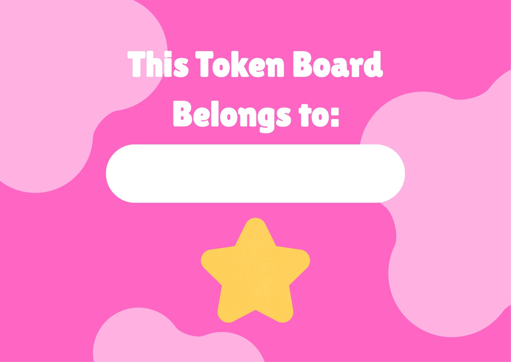 Tayka Token Board (Star wPink Theme)